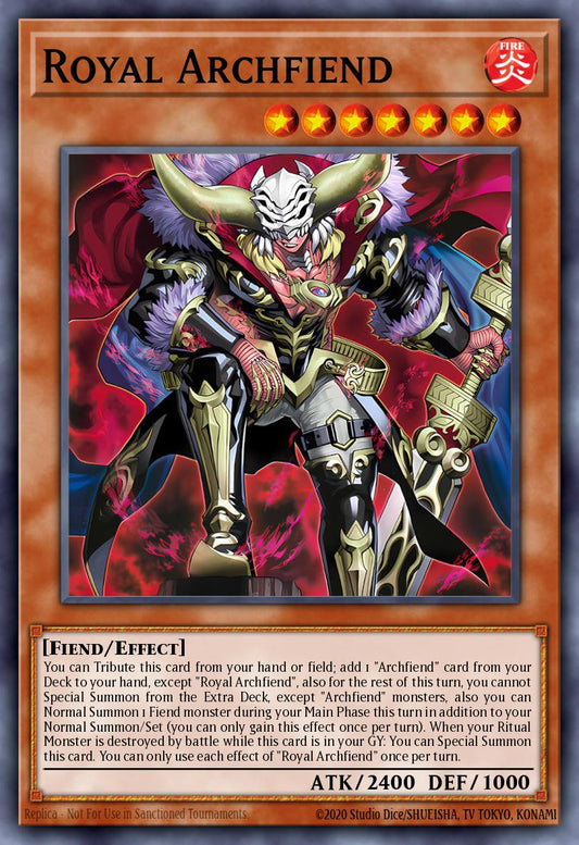 Royal Archfiend - BPRO-EN014 - 1st Edition - Ultra Rare