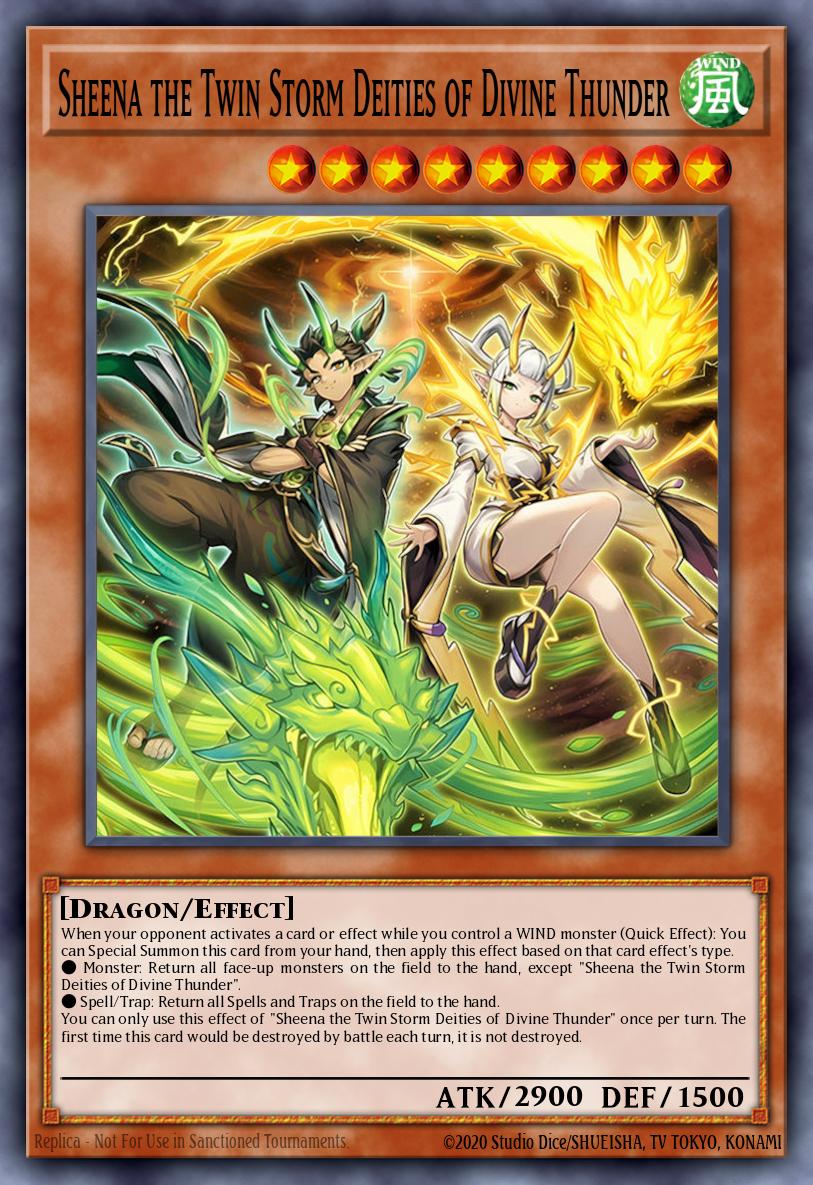 Shiina, Twin Tempests of Celestial Thunder - BPRO-EN027 - 1st Edition - Secret Rare