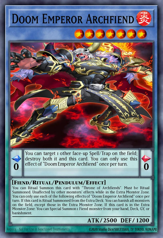 Archfiend Emperor - BPRO-EN031 - 1st Edition - Ultra Rare