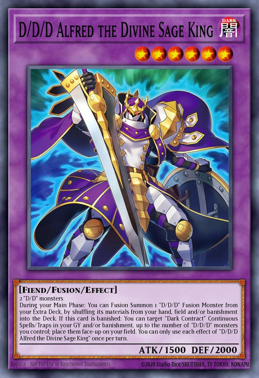 D/D/D Alfred the Divine Sage King - BPRO-EN033 - 1st Edition - Common