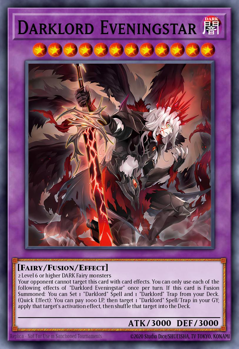 Darklord Eveningstar - BPRO-EN036 - 1st Edition - Secret Rare