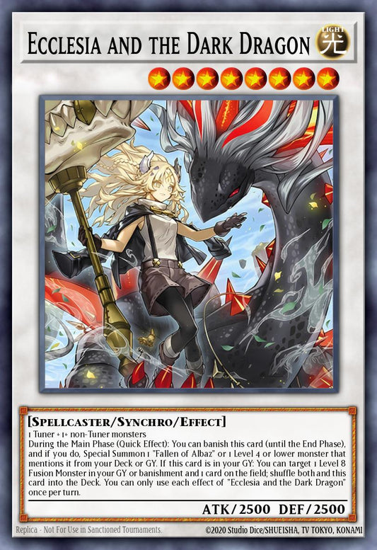 Ecclesia and the Dark Dragon - BPRO-EN041 - 1st Edition - Secret Rare