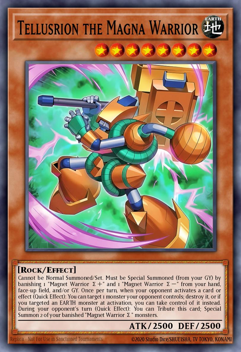 Tellusion the Magna Warrior - BPRO-EN004 - 1st Edition - Super Rare
