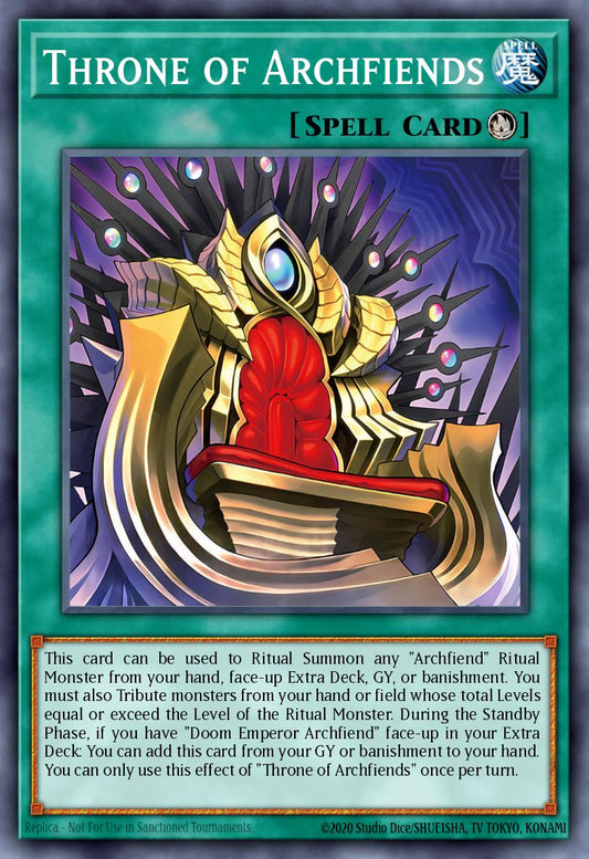 Throne of the Archfiends - BPRO-EN059 - 1st Edition - Common