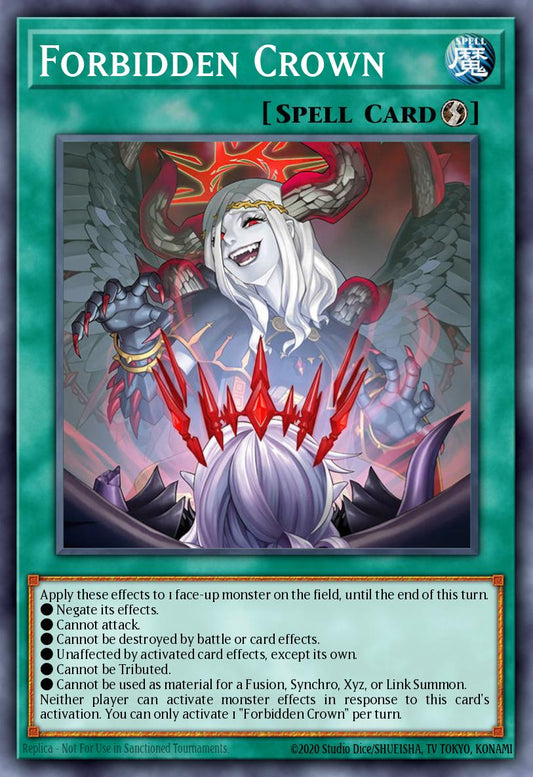 Forbidden Crown - BPRO-EN067 - 1st Edition - Secret Rare