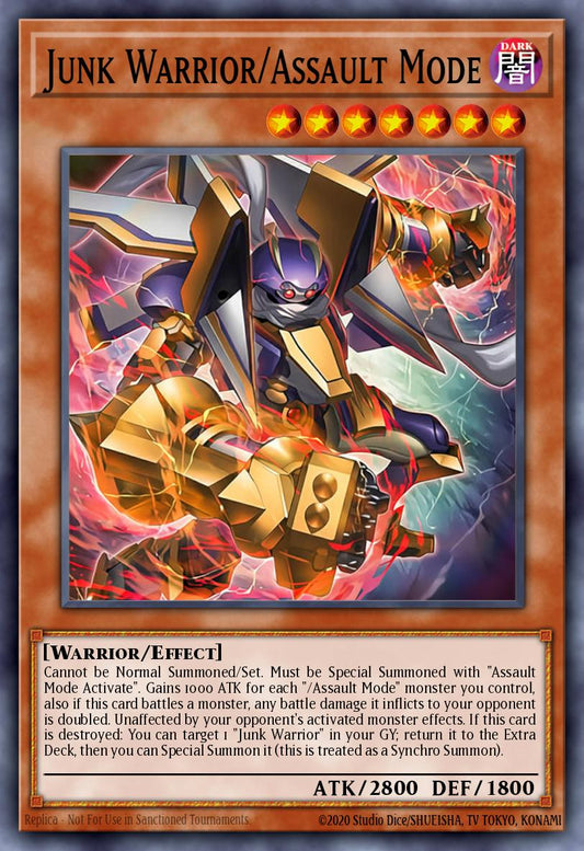 Junk Warrior/Assault Mode - BPRO-EN007 - 1st Edition - Super Rare
