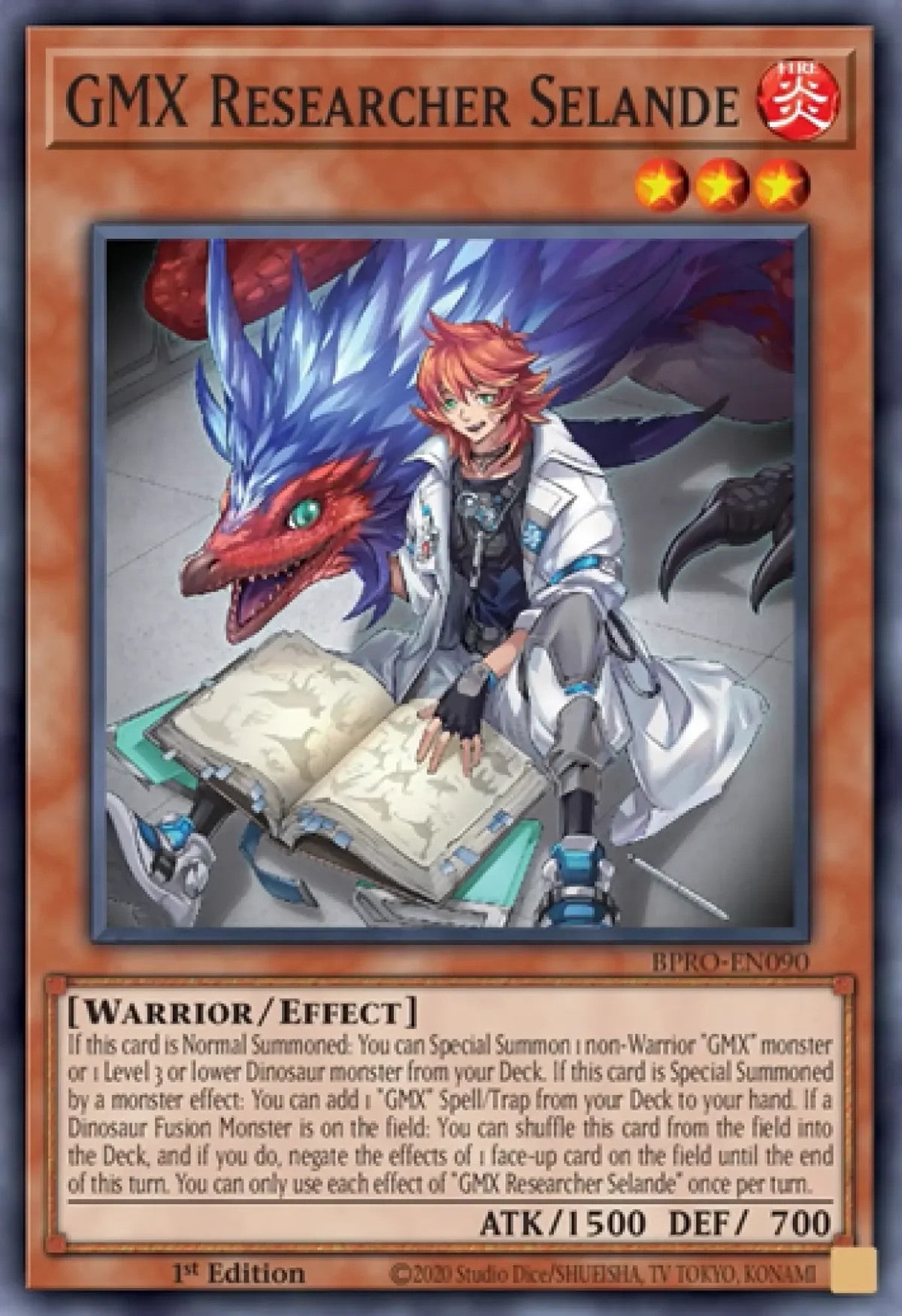 GMX Researcher Selande - BPRO-EN090 - 1st Edition - Super Rare