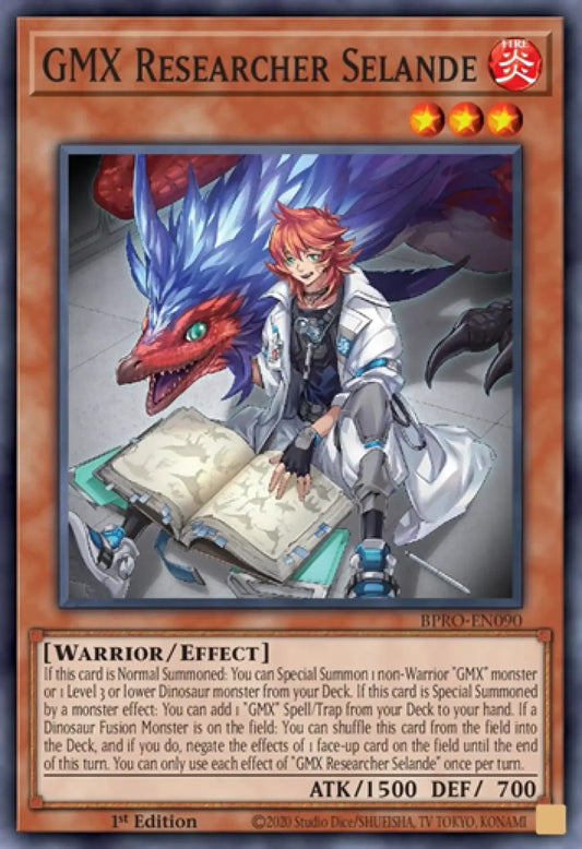 GMX Researcher Selande - BPRO-EN090 - 1st Edition - Super Rare