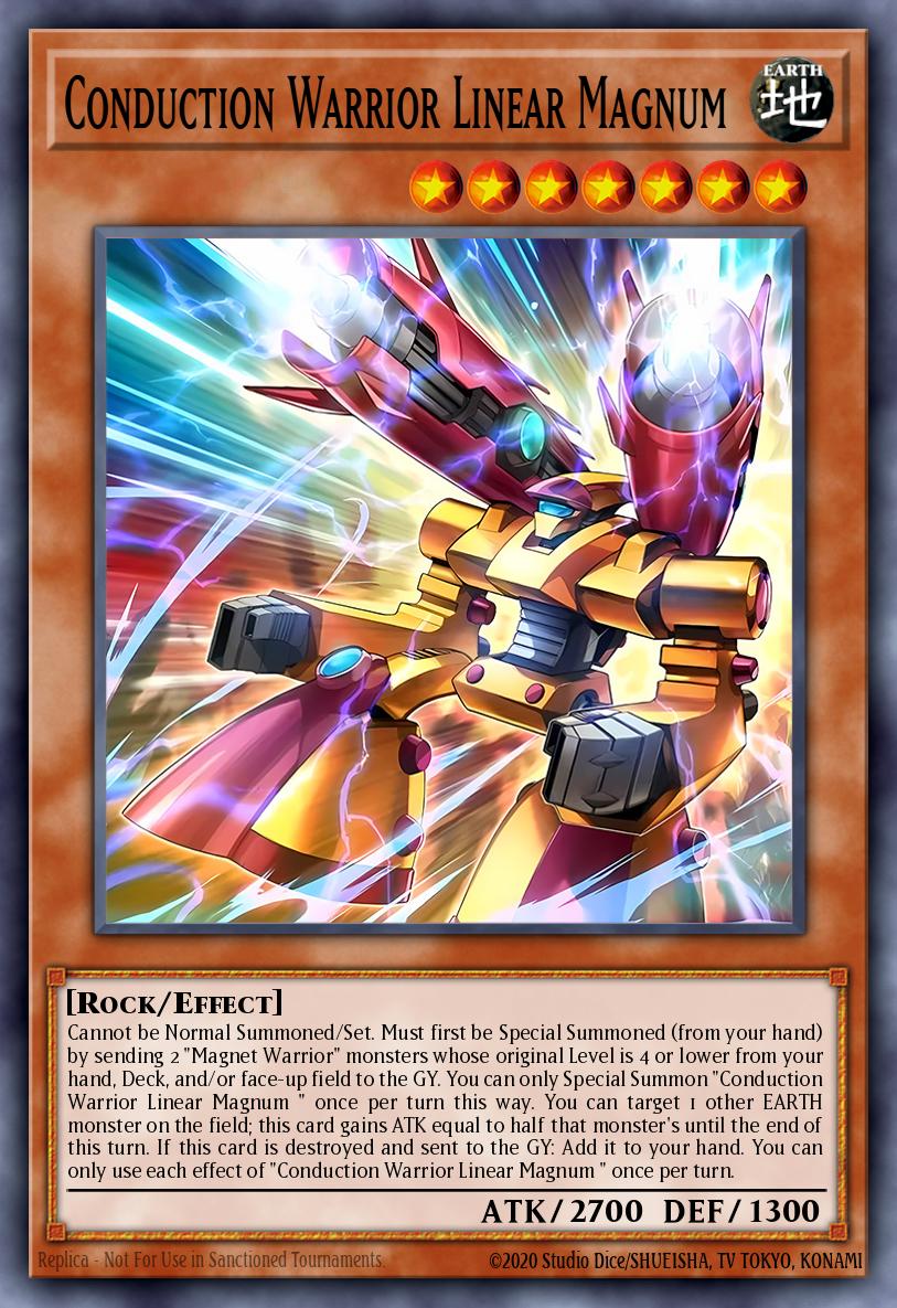 Conduction Warrior Linear Magnum Plus Minus - BPRO-EN099 - 1st Edition - Super Rare