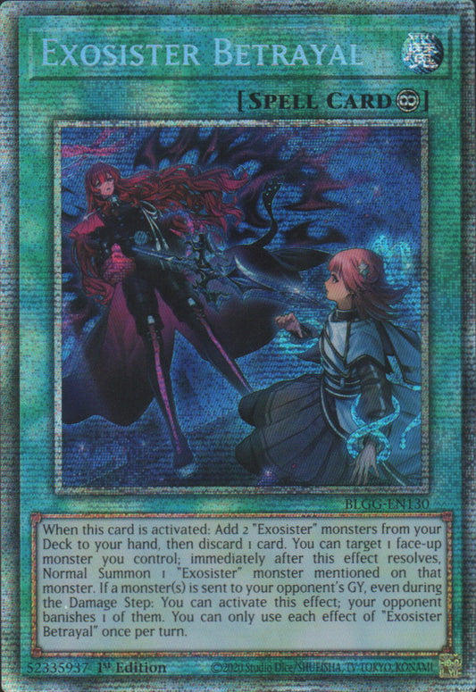 Exosister Betrayal - BLGG-EN130 - 1st Edition - Starlight Rare