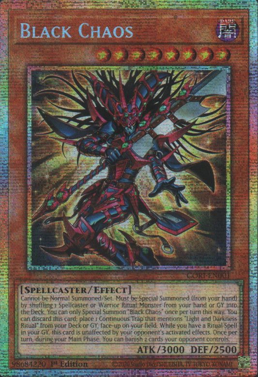 Black Chaos - CORI-EN001 - 1st Edition - Starlight Rare