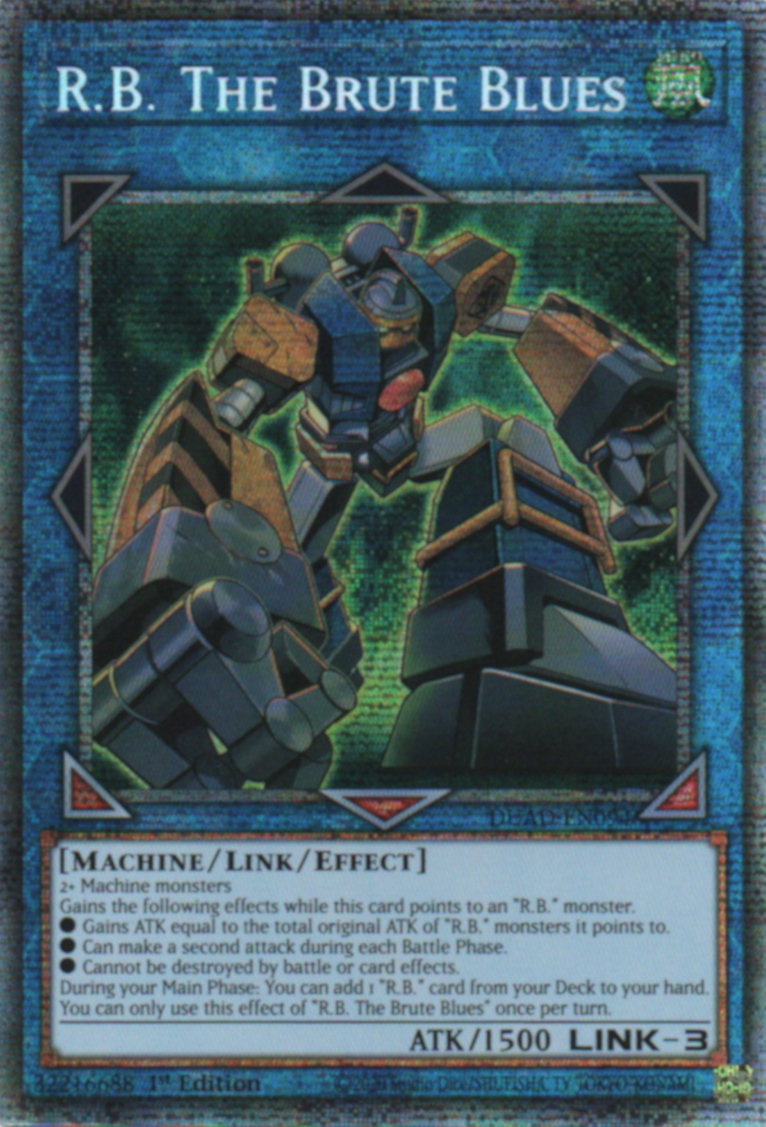 R.B. The Brute Blues - DUAD-EN094 - 1st Edition - Starlight Rare