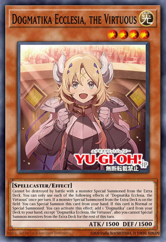 Dogmatika Ecclesia, the Virtuous - CH01-EN014 - 1st Edition - Ultra Rare