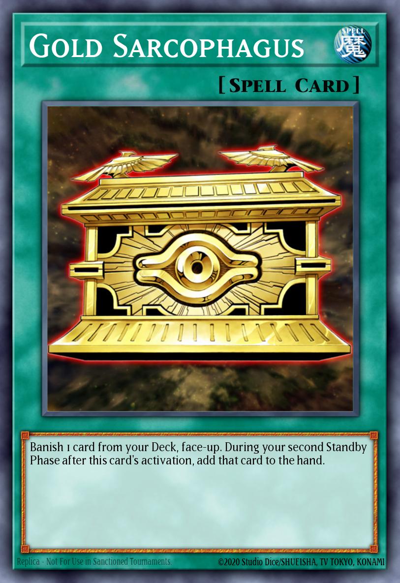 Gold Sarcophagus - CH01-EN032 - 1st Edition - Ultra Rare