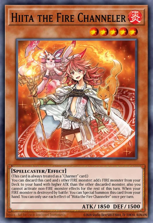 Hiita the Fire Channeler - CH02-EN010 - 1st Edition - Ultra Rare