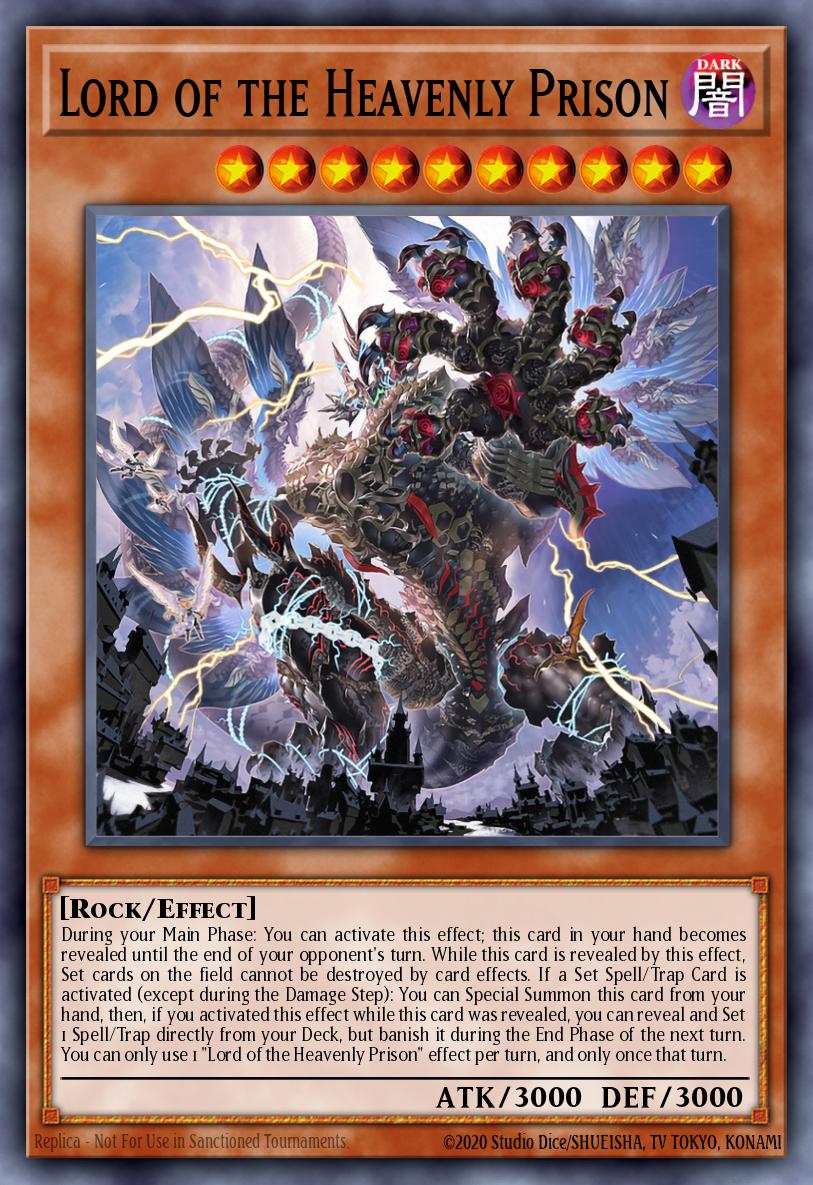 Lord of the Heavenly Prison - CH02-EN021 - 1st Edition - Ultra Rare