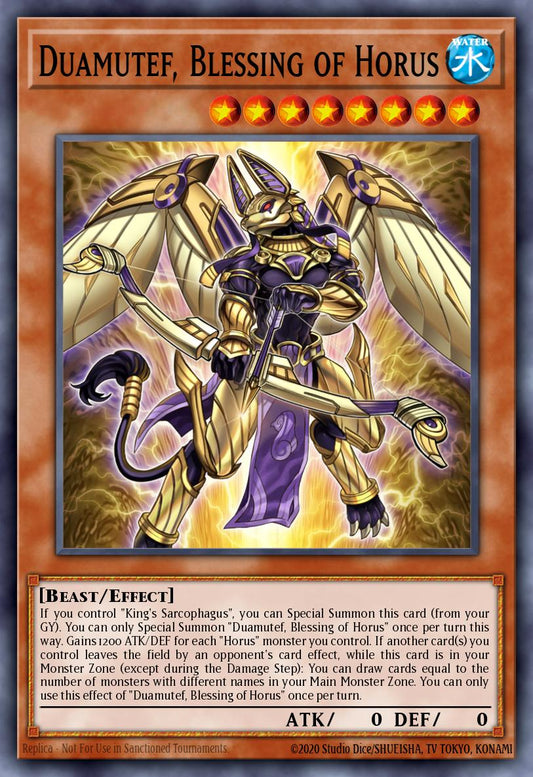 Duamutef, Blessing of Horus - CH02-EN023 - 1st Edition - Ultra Rare