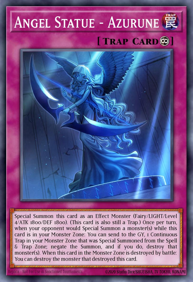 Angel Statue - Azurune - CH02-EN040 - 1st Edition - Ultra Rare