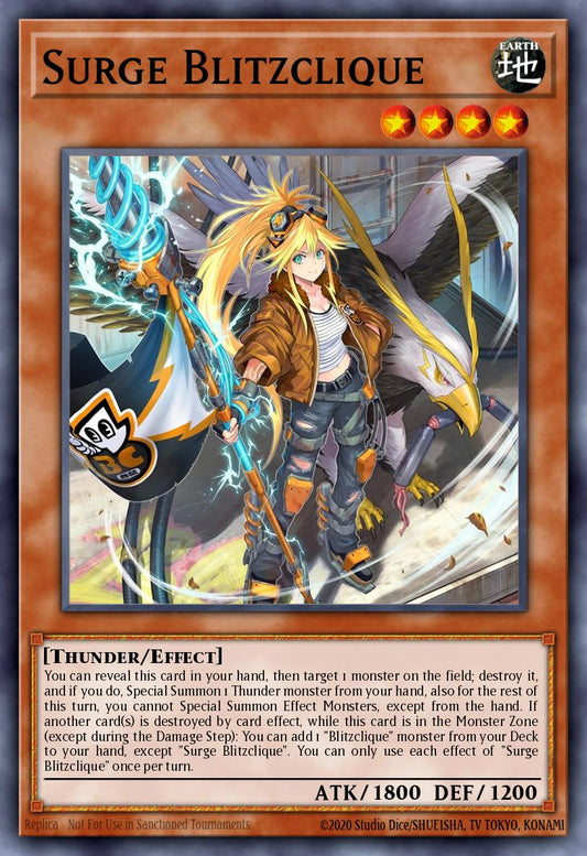 Surge Blitzclique - CORI-EN011 - 1st Edition - Secret Rare