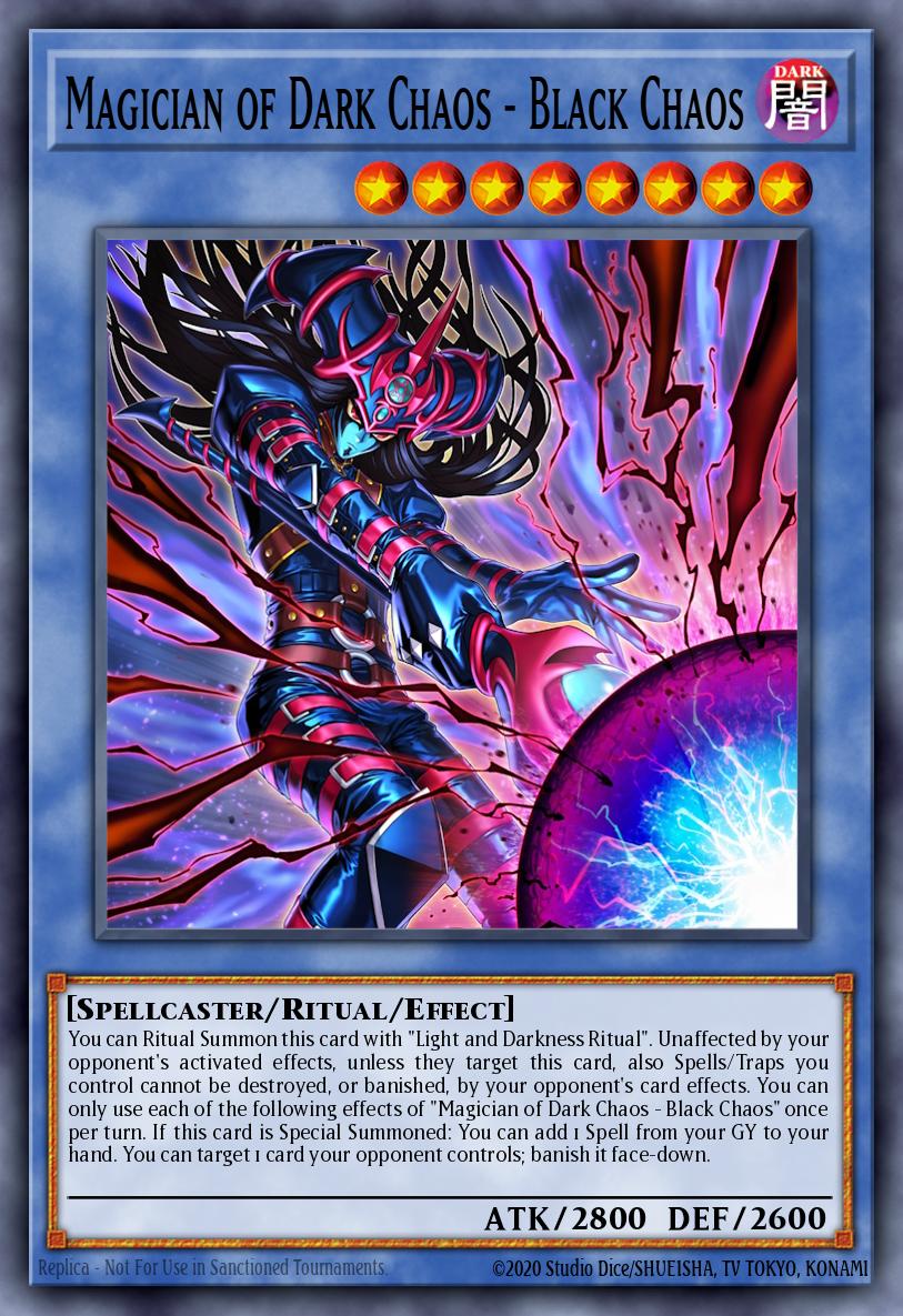 Magician of Dark Chaos – Black Chaos - CORI-EN027 - 1st Edition - Secret Rare