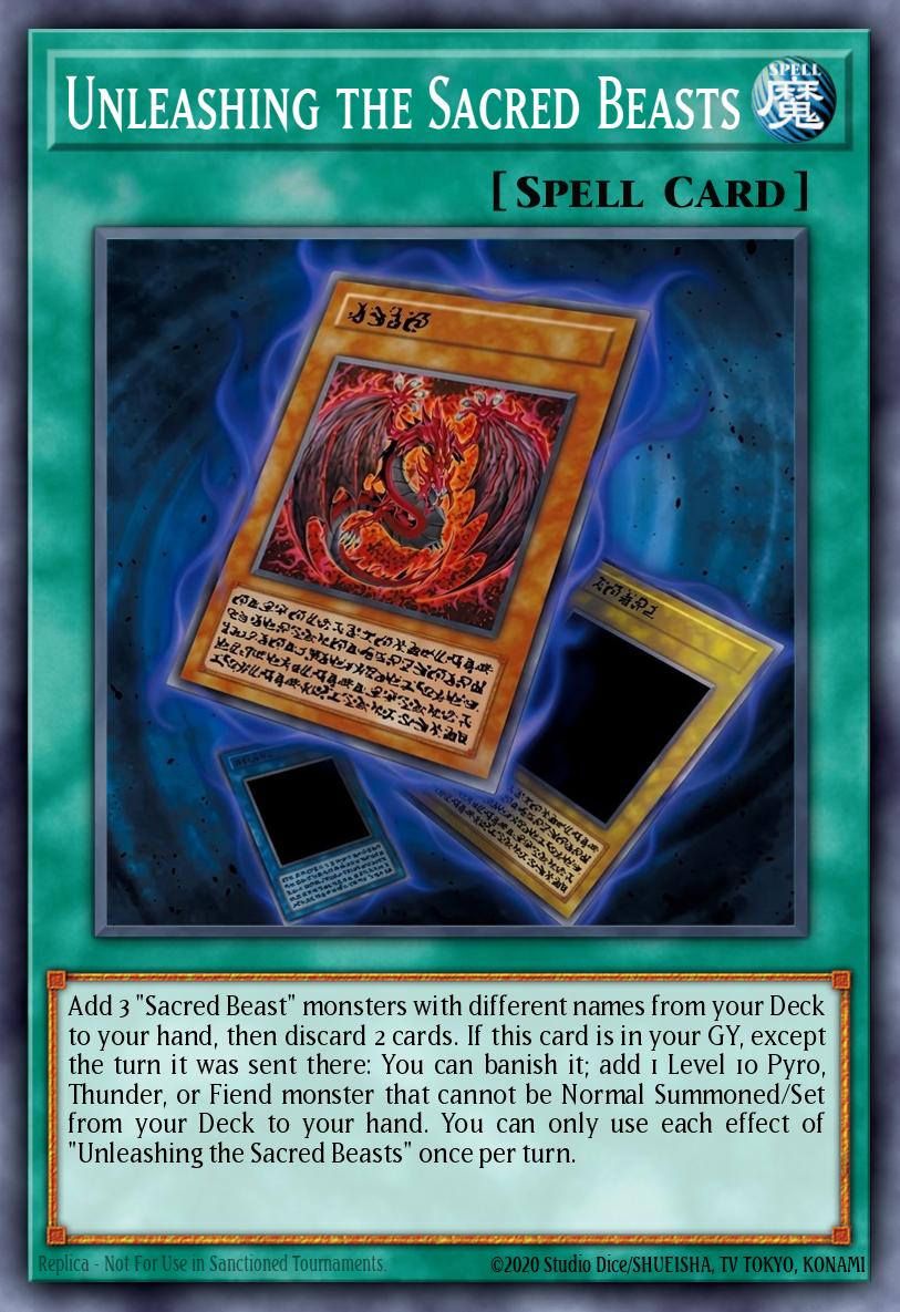 Sacred Beasts Released - CORI-EN047 - 1st Edition - Super Rare