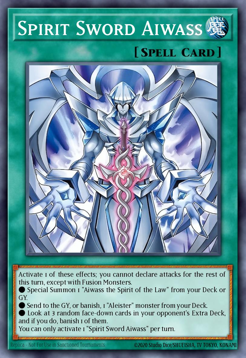 Sacred Spirit Sword Aiwass - CORI-EN053 - 1st Edition - Common
