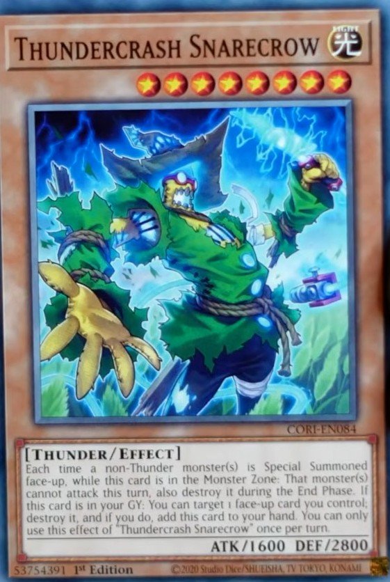 Thundercrash Snarecrow - CORI-EN084 - 1st Edition - Common