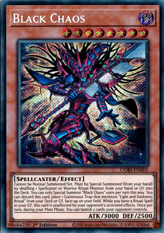 Black Chaos - CORI-EN001 - 1st Edition - Secret Rare