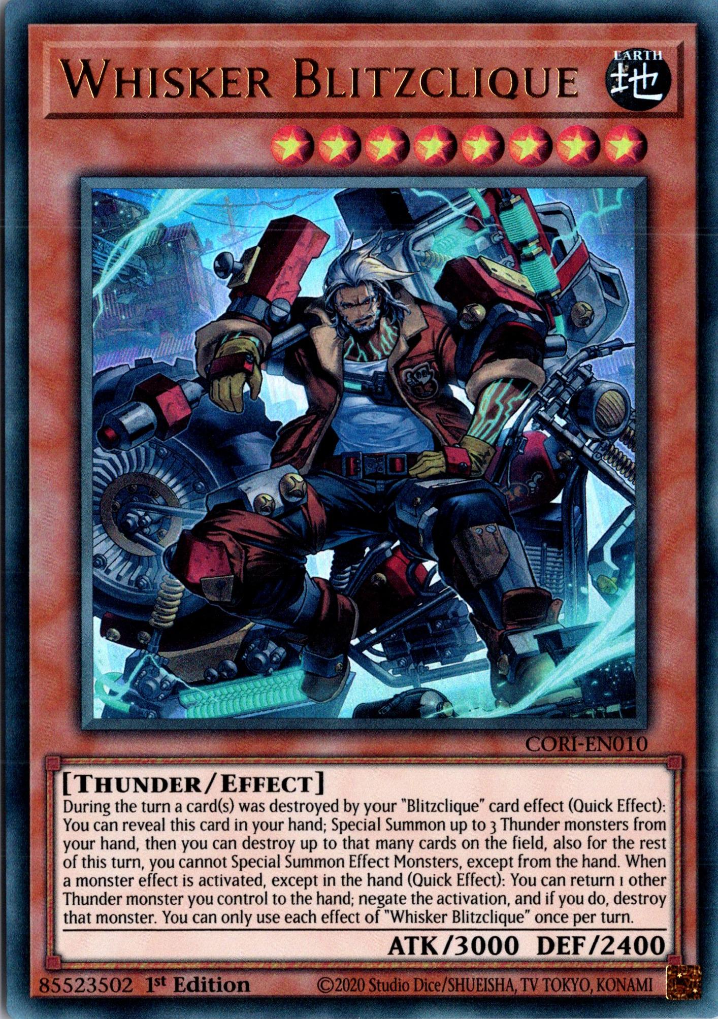 Whisker Blitzclique - CORI-EN010 - 1st Edition - Ultra Rare