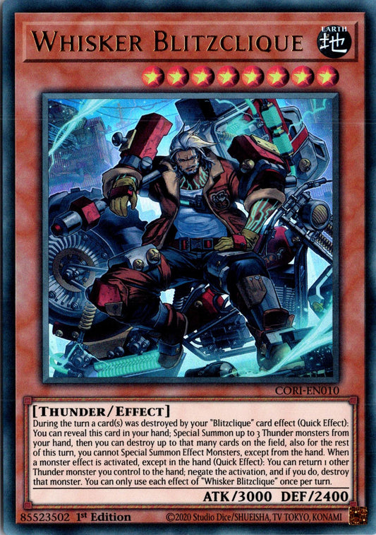 Whisker Blitzclique - CORI-EN010 - 1st Edition - Ultra Rare