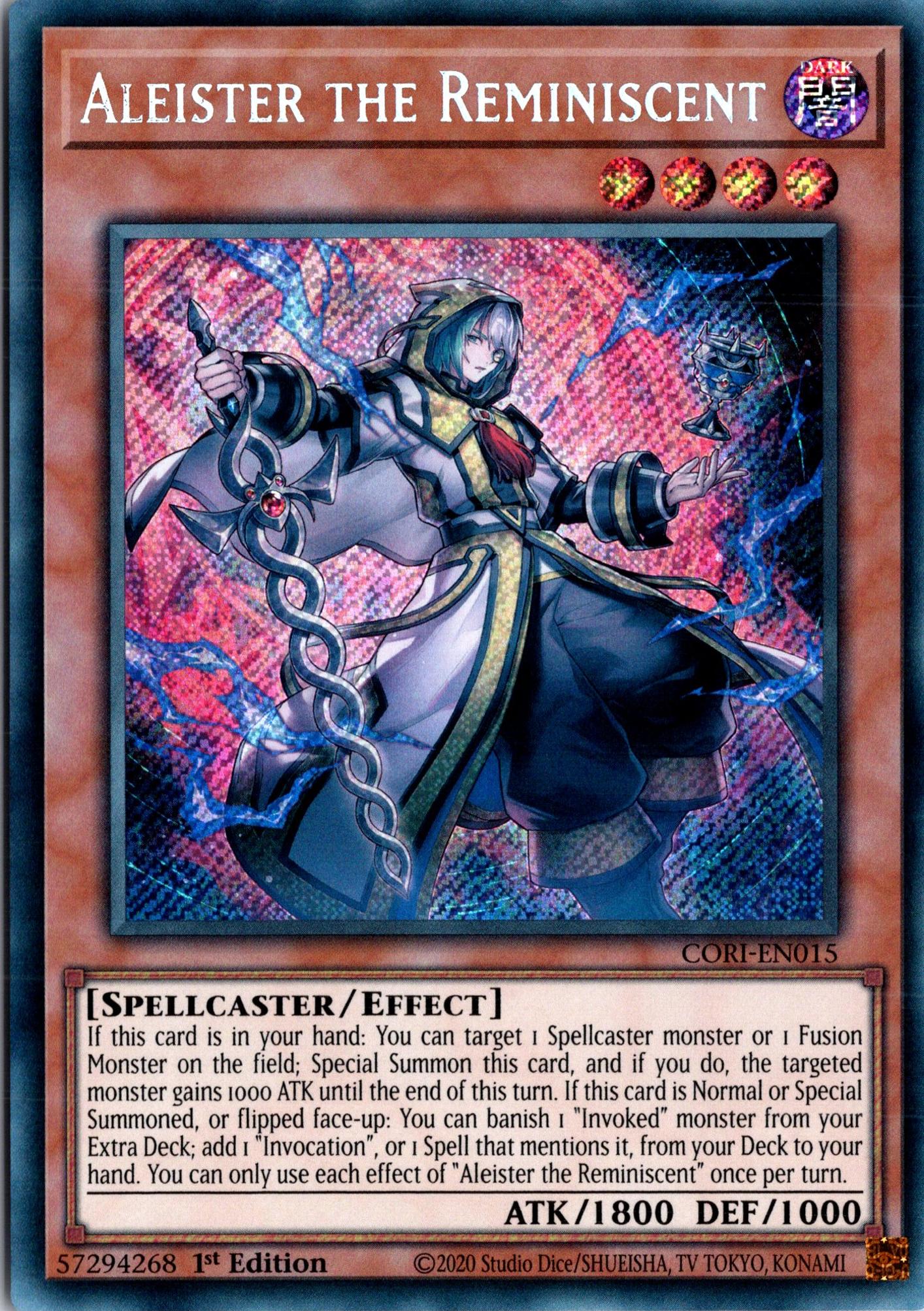 Aleister the Reminiscent - CORI-EN015 - 1st Edition - Secret Rare