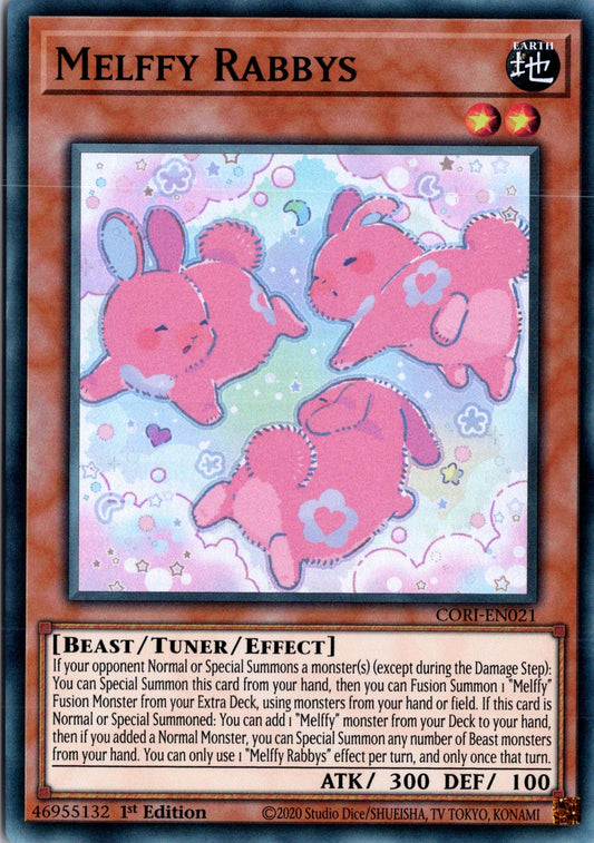 Melffy Rabbys - CORI-EN021 - 1st Edition - Super Rare