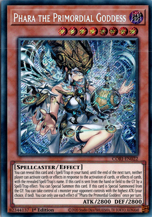 Phara the Primordial Godess - CORI-EN022 - 1st Edition - Secret Rare