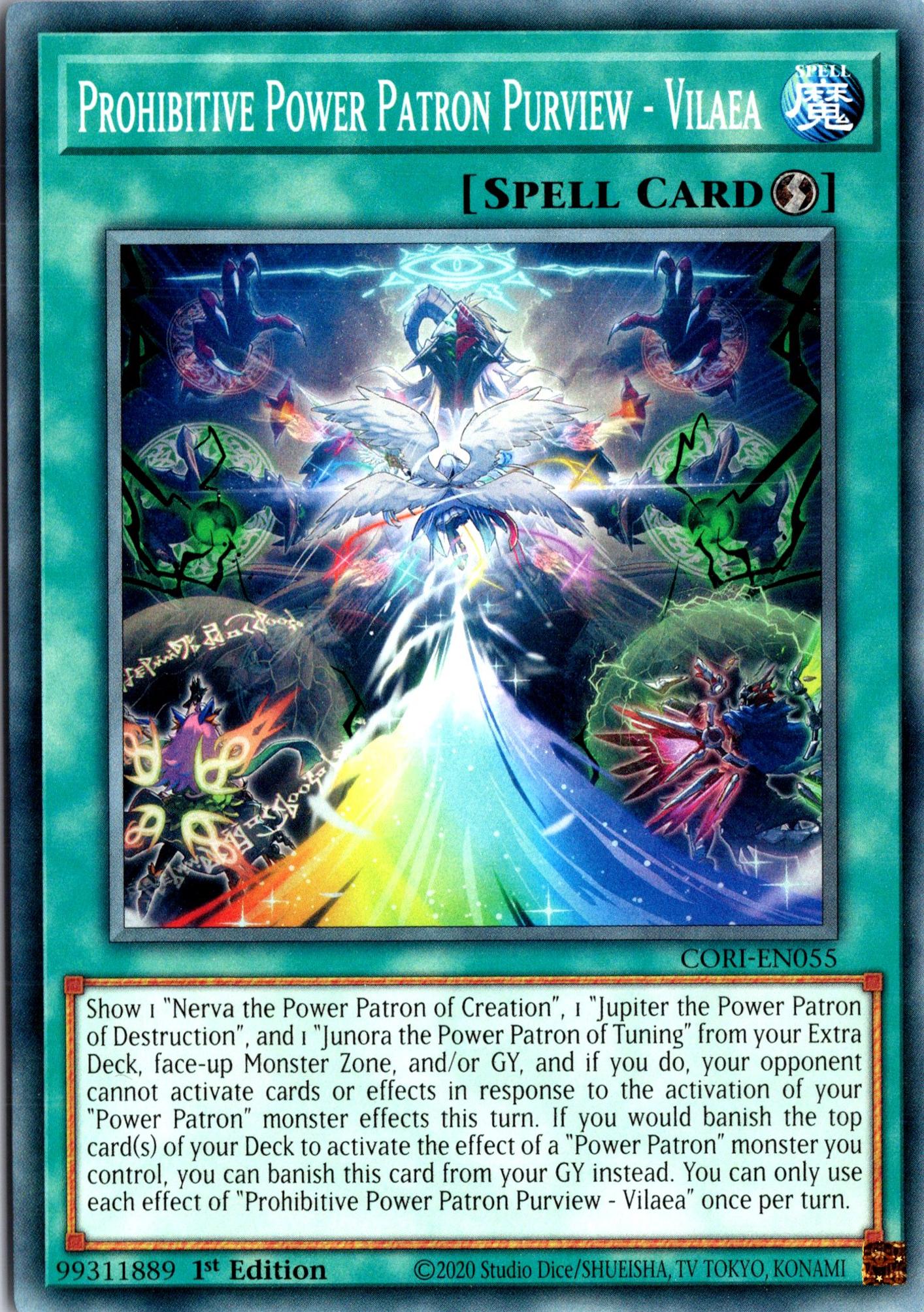 Prohibitive Power Patron Purview – Vilaea - CORI-EN055 - 1st Edition - Common