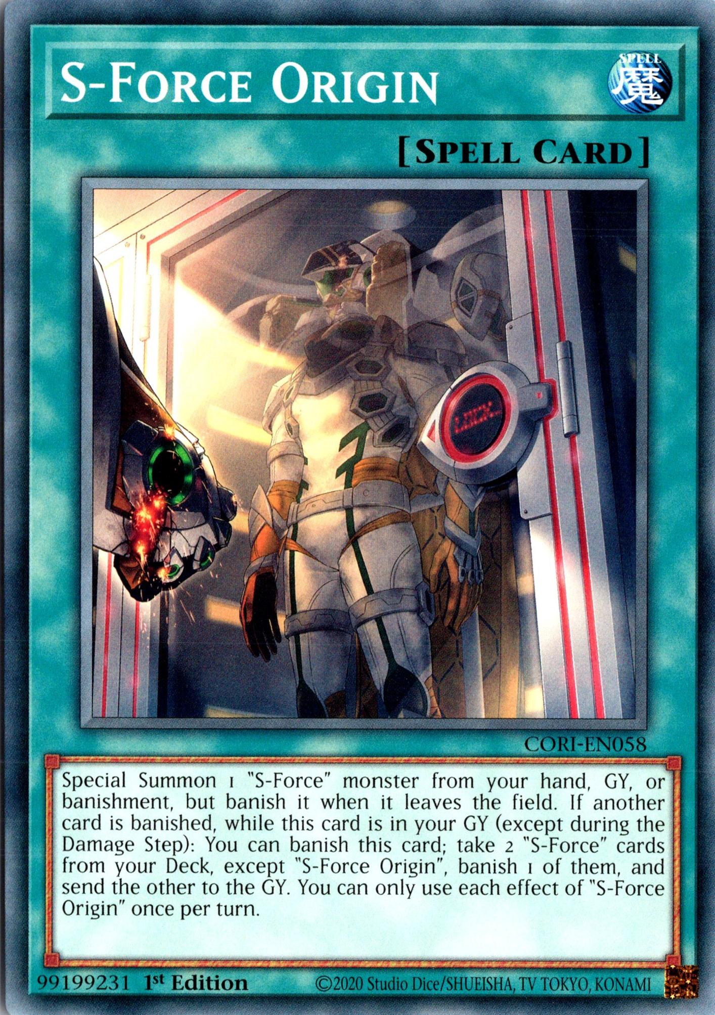 S-Force Origin - CORI-EN058 - 1st Edition - Common