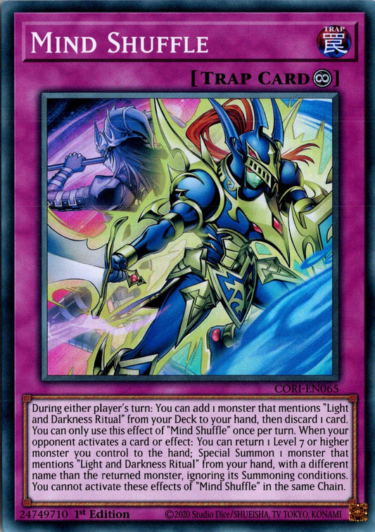 Mind Shuffle - CORI-EN065 - 1st Edition - Super Rare