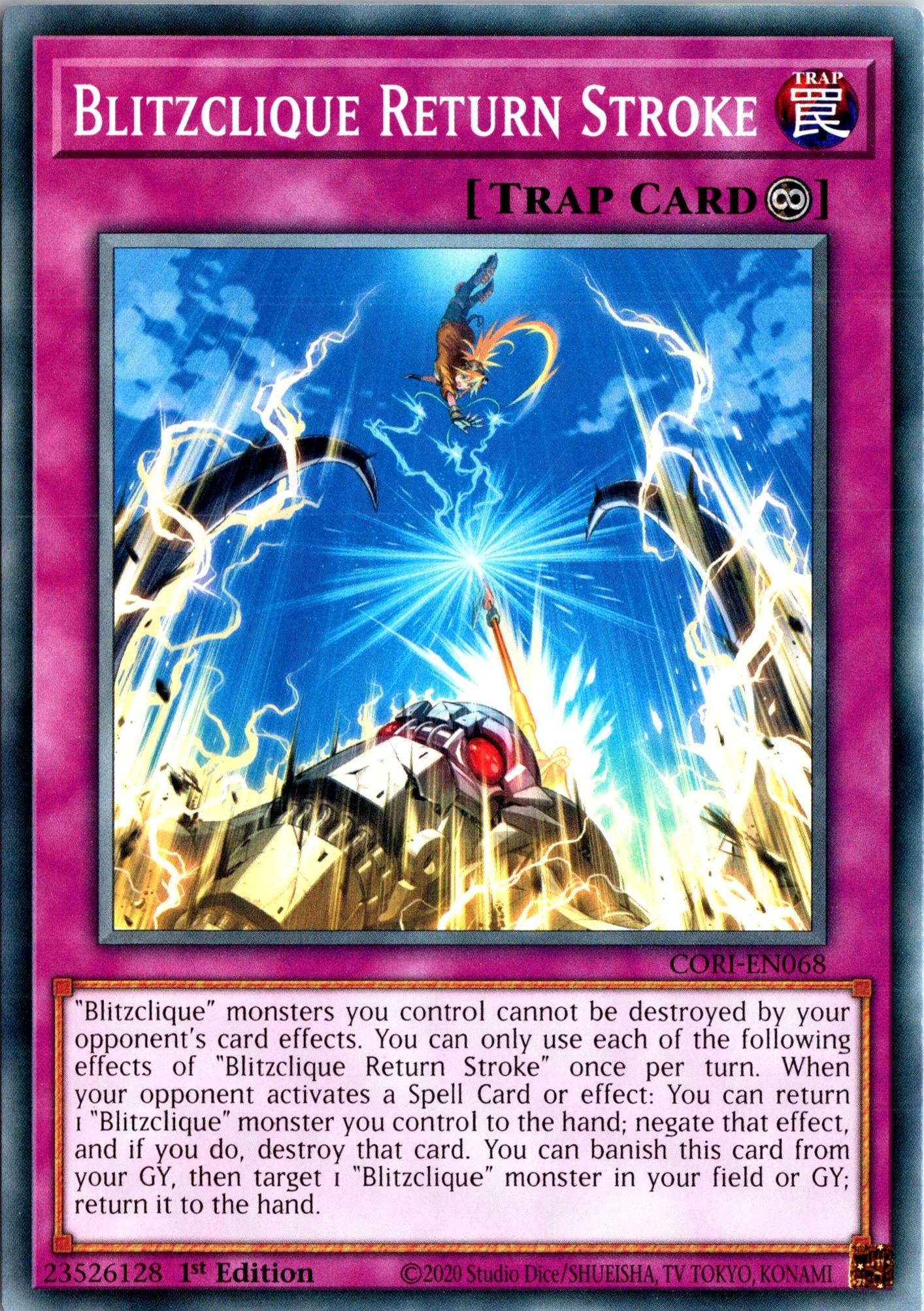Blitzclique Return Stroke - CORI-EN068 - 1st Edition - Common