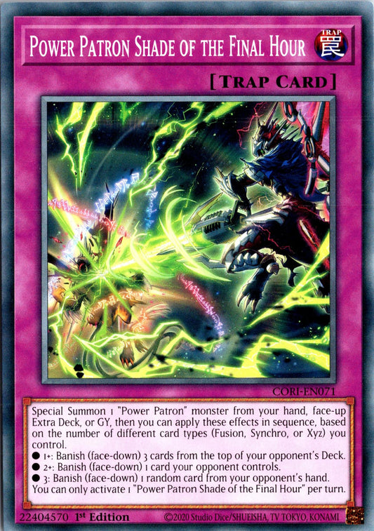 Power Patron Shade of the Final Hour - CORI-EN071 - 1st Edition - Common
