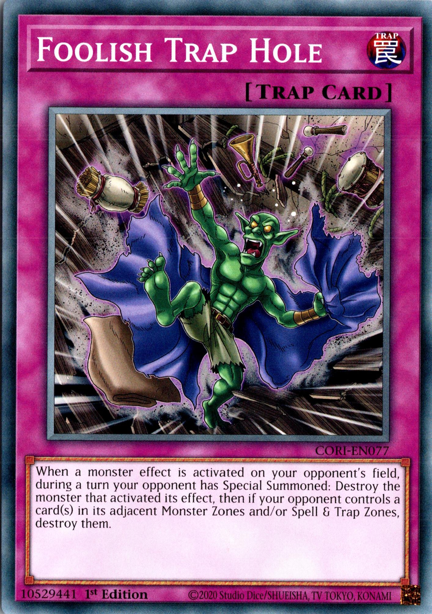 Foolish Trap Hole - CORI-EN077 - 1st Edition - Common