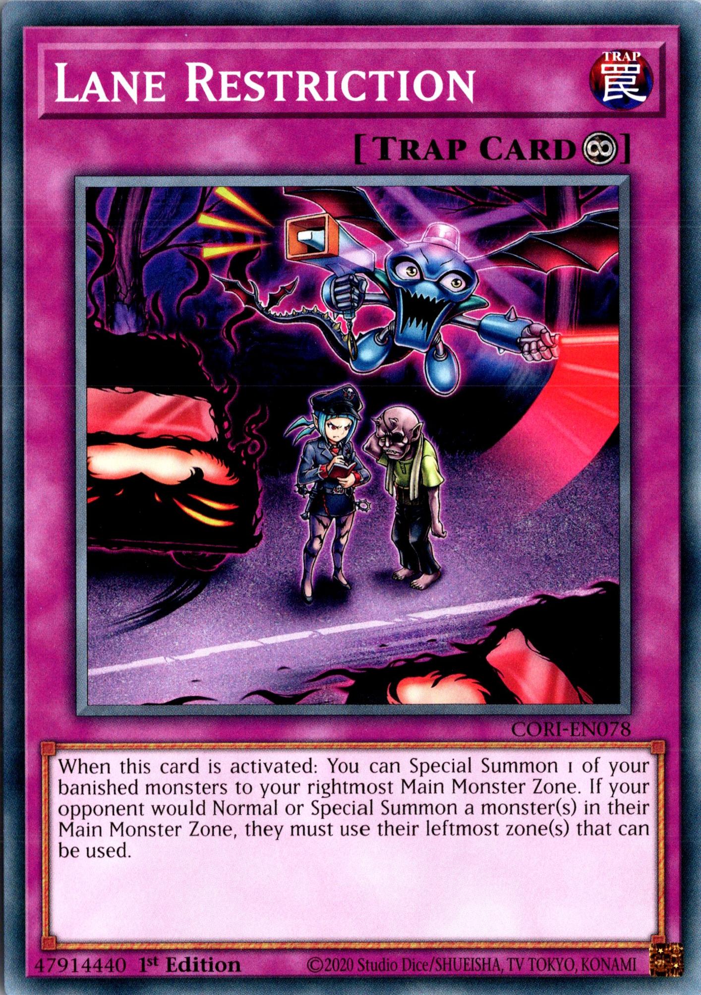Lane Restriction - CORI-EN078 - 1st Edition - Common