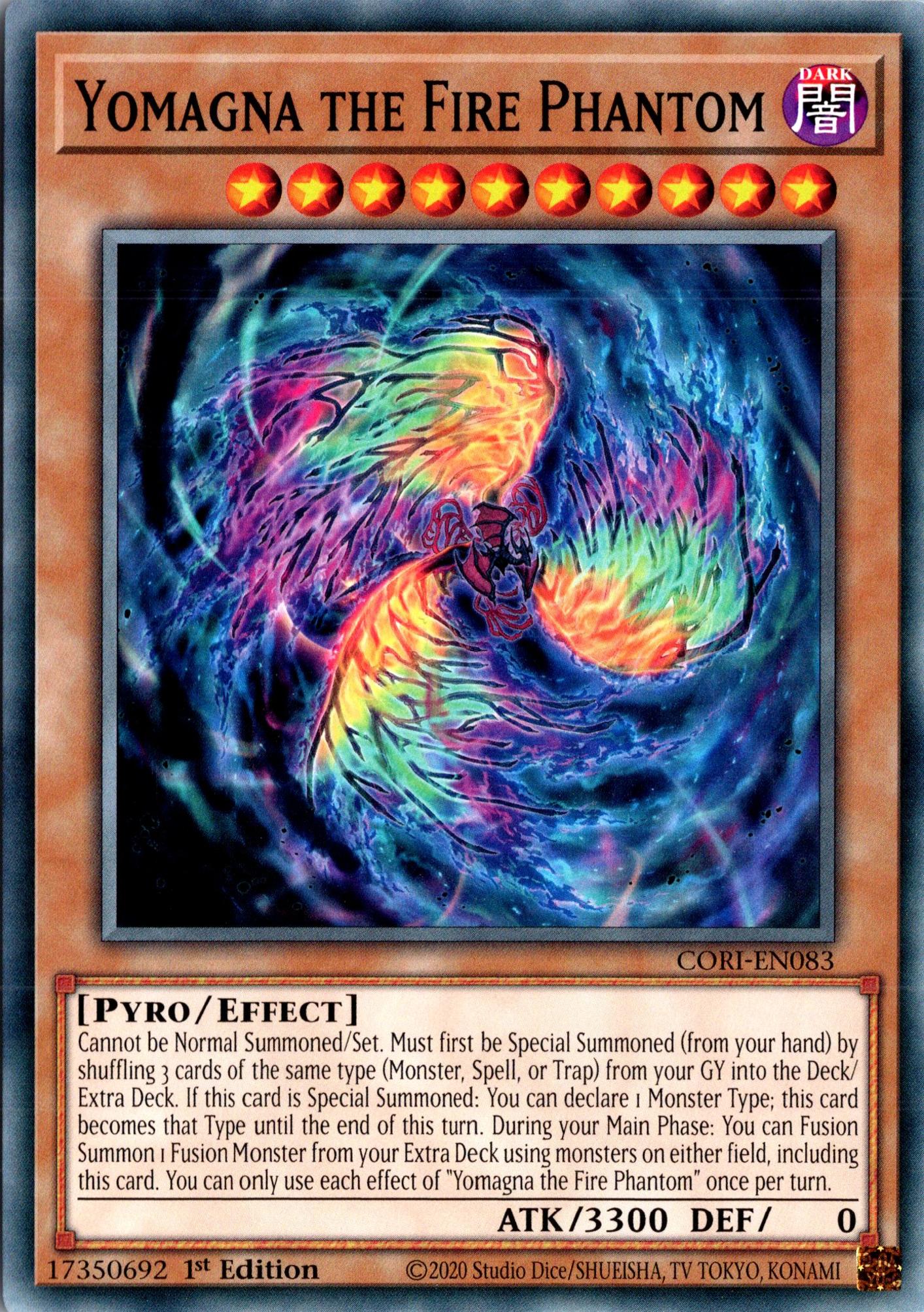 Yomagna the Fire Phantom - CORI-EN083 - 1st Edition - Common