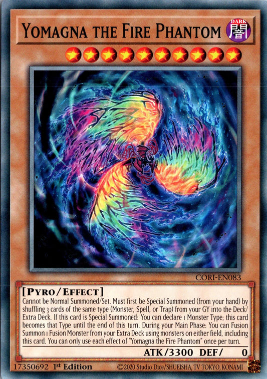 Yomagna the Fire Phantom - CORI-EN083 - 1st Edition - Common