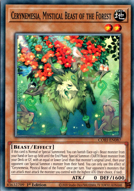 Cerynemesia, Mythical Beast of the Forest - CORI-EN087 - 1st Edition - Common