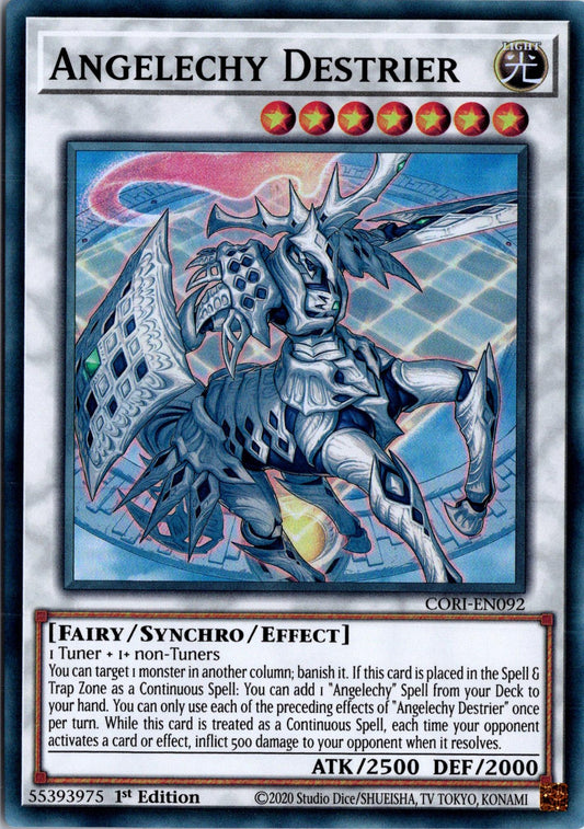 Angelechy Destrier - CORI-EN092 - 1st Edition - Super Rare