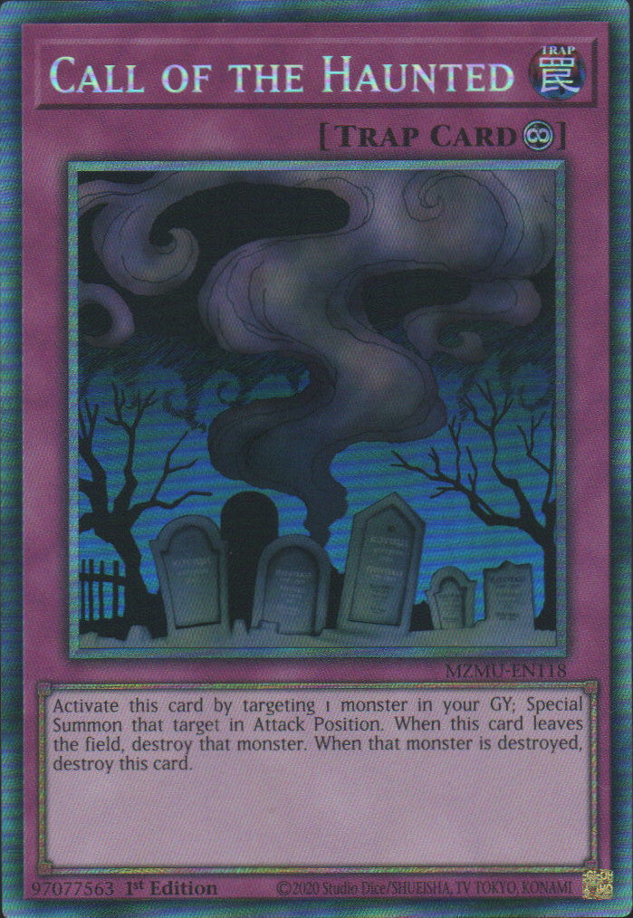 Call of the Haunted - MZMU-EN118 - 1st Edition - Collector's Rare