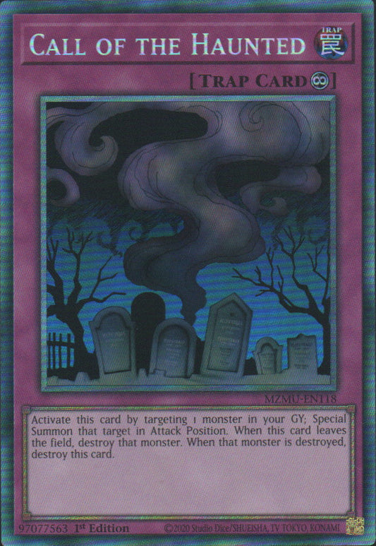 Call of the Haunted - MZMU-EN118 - 1st Edition - Collector's Rare