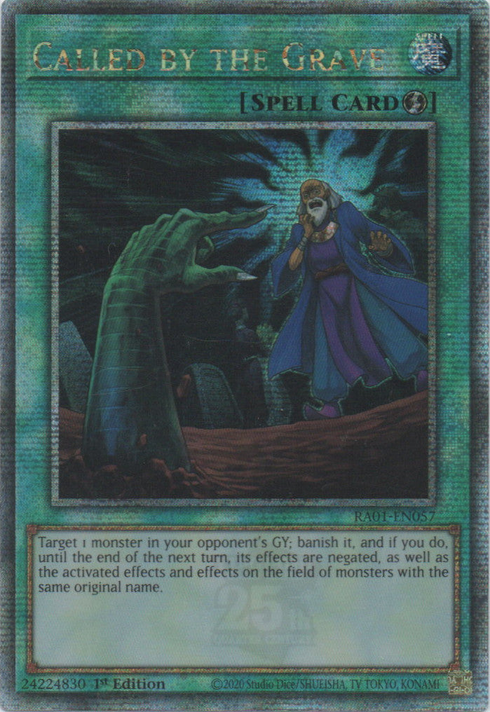 Called by the Grave - RA01-EN057 - 1st Edition - Quarter Century Secret Rare
