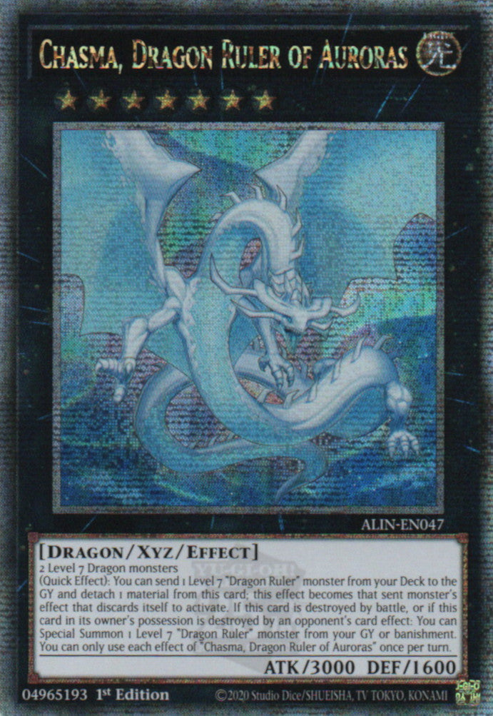 Chasma, Dragon Ruler of Auroras - ALIN-EN047 - 1st Edition - Quarter C ...