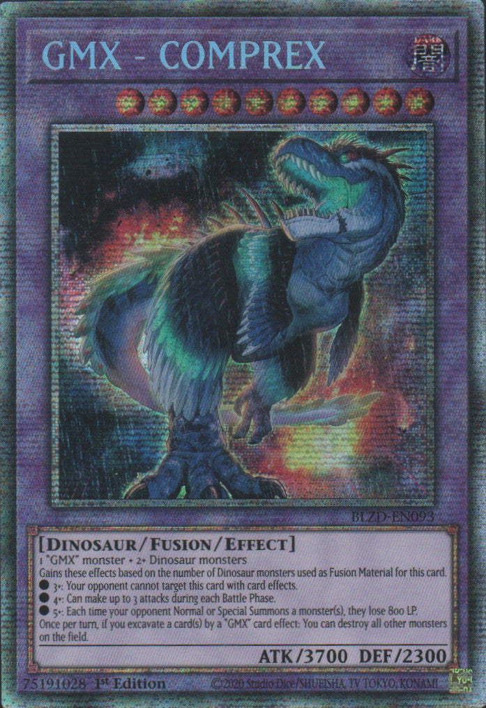 GMX - COMPREX - BLZD-EN093 - 1st Edition - Starlight Rare