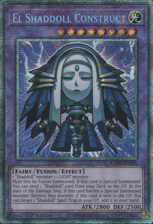 El Shaddoll Construct (Chibi artwork) - BLGG-EN006 - 1st Edition - Starlight Rare
